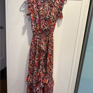 Misa Los Angeles Vibrant Floral Maxi Dress